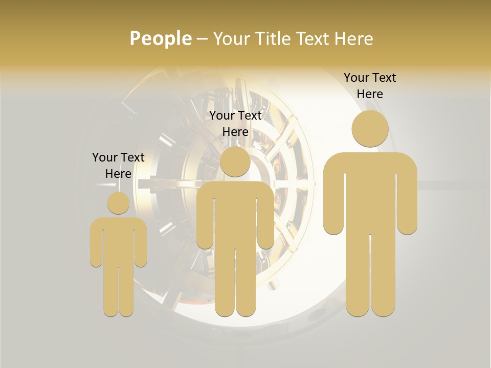 White Money Image PowerPoint Template