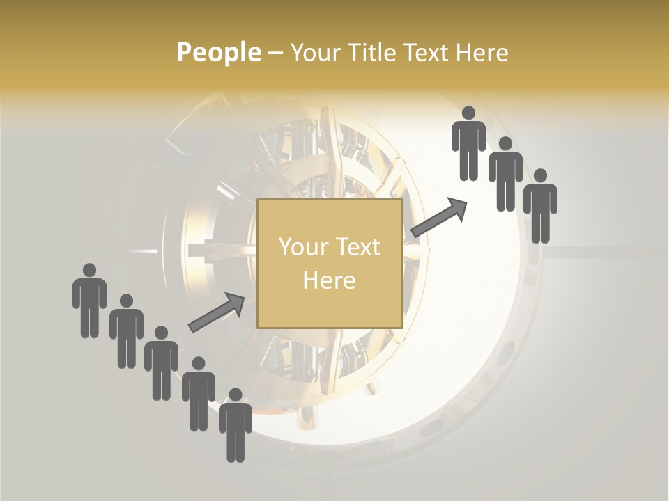 White Money Image PowerPoint Template