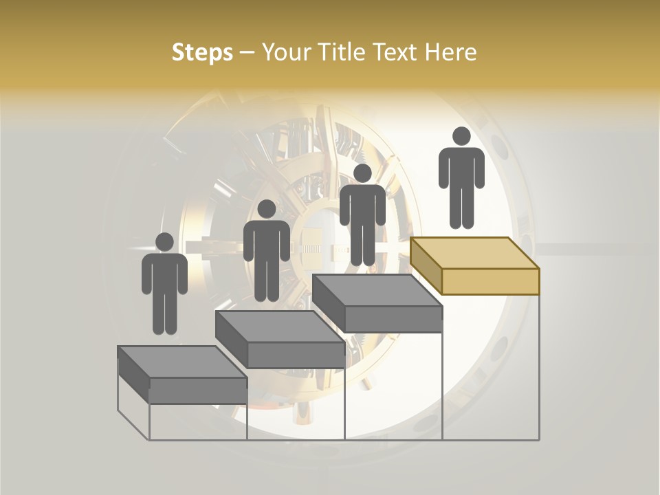 White Money Image PowerPoint Template