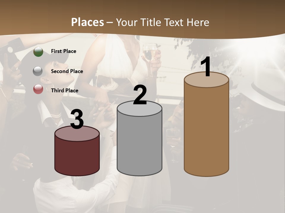 Classic Girl Posing PowerPoint Template