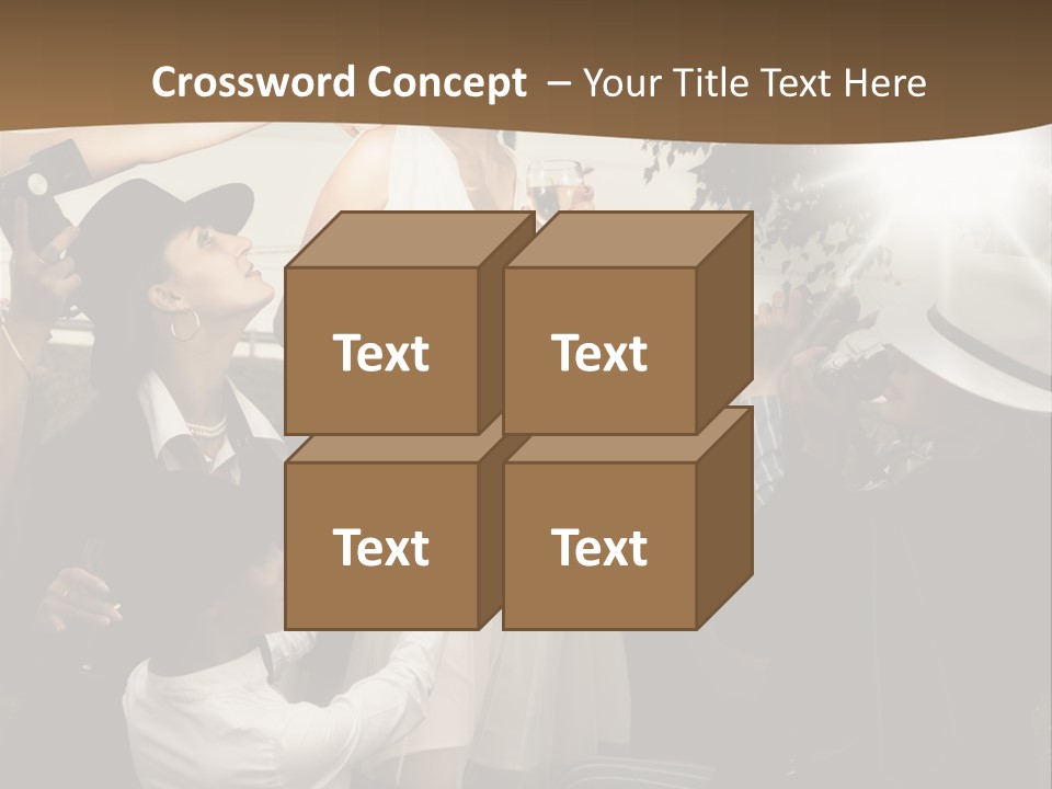 Classic Girl Posing PowerPoint Template