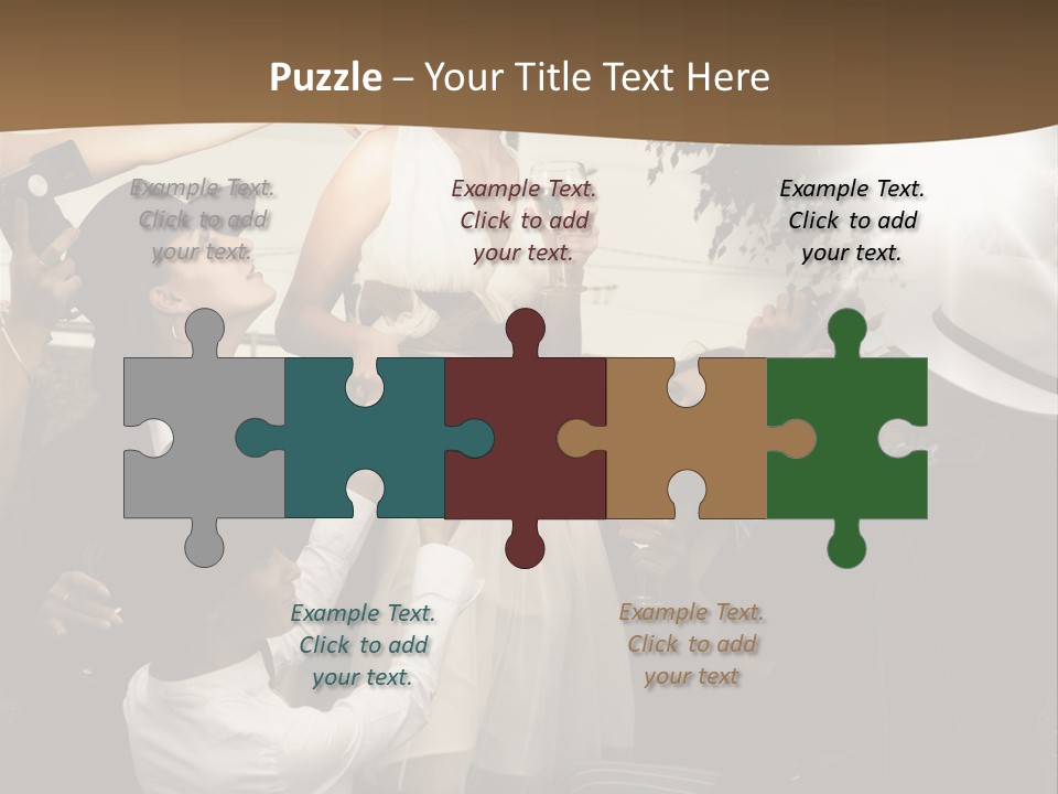 Classic Girl Posing PowerPoint Template