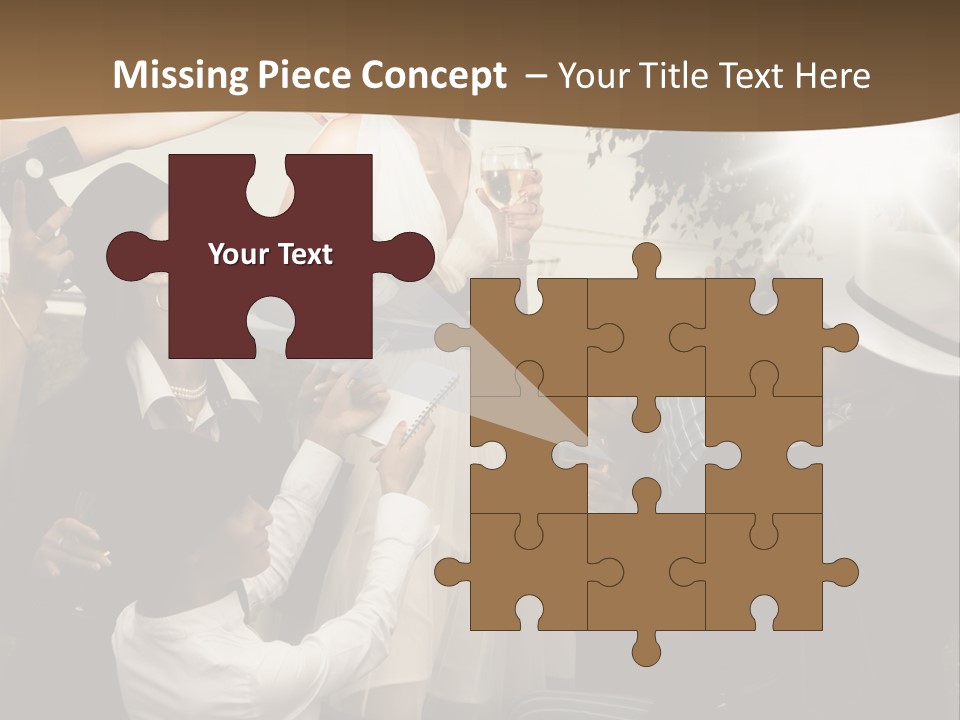 Classic Girl Posing PowerPoint Template