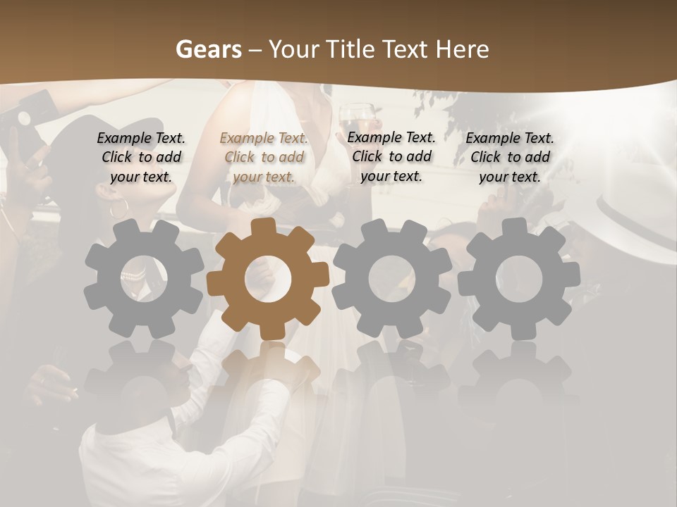 Classic Girl Posing PowerPoint Template