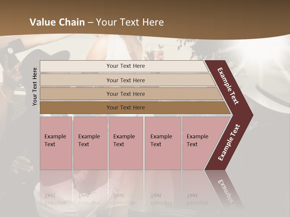 Classic Girl Posing PowerPoint Template