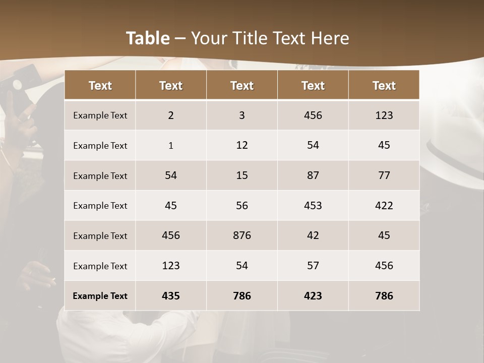 Classic Girl Posing PowerPoint Template