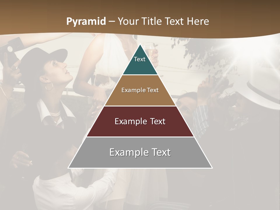 Classic Girl Posing PowerPoint Template