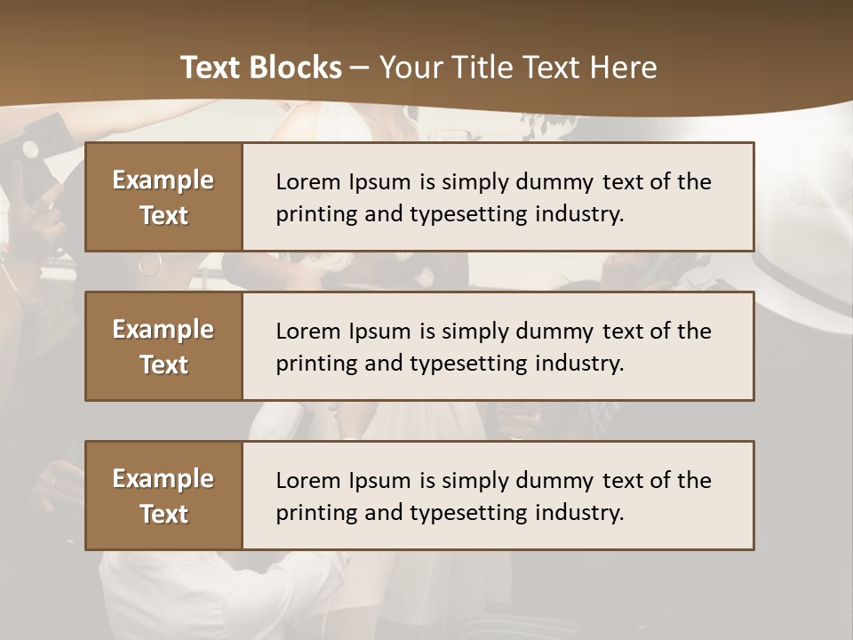 Classic Girl Posing PowerPoint Template