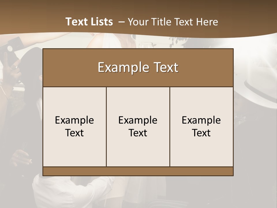 Classic Girl Posing PowerPoint Template