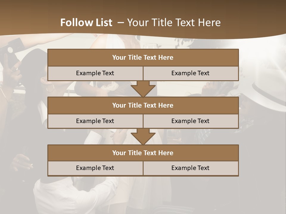 Classic Girl Posing PowerPoint Template