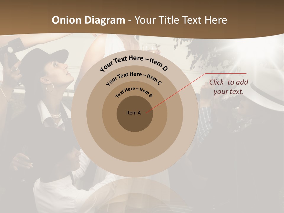 Classic Girl Posing PowerPoint Template