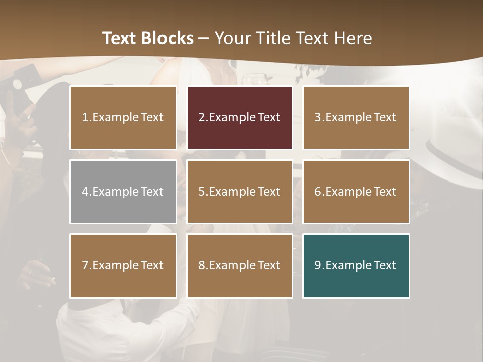 Classic Girl Posing PowerPoint Template