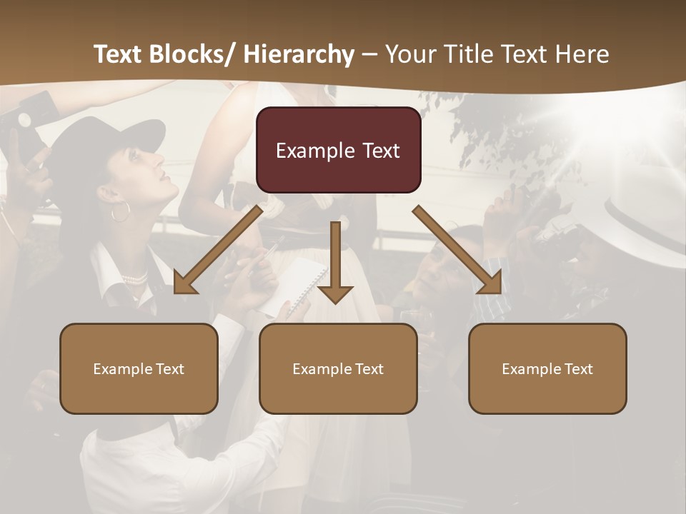 Classic Girl Posing PowerPoint Template