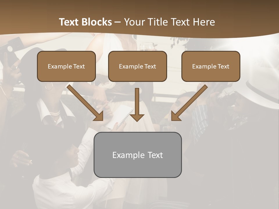 Classic Girl Posing PowerPoint Template