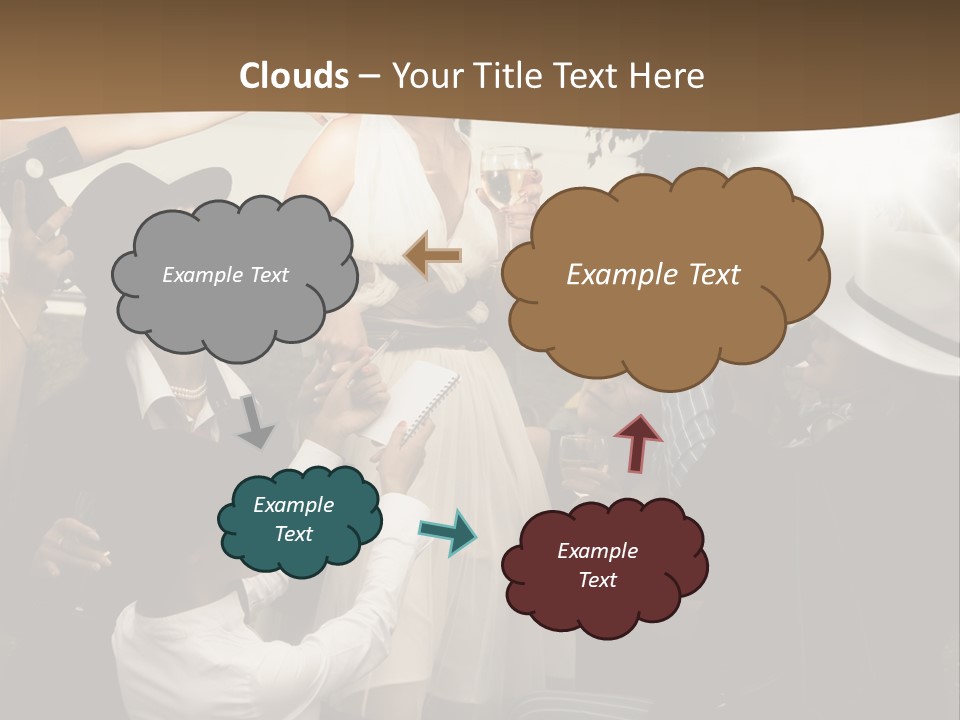 Classic Girl Posing PowerPoint Template