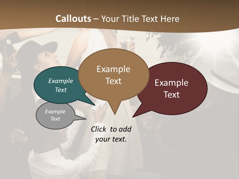 Classic Girl Posing PowerPoint Template