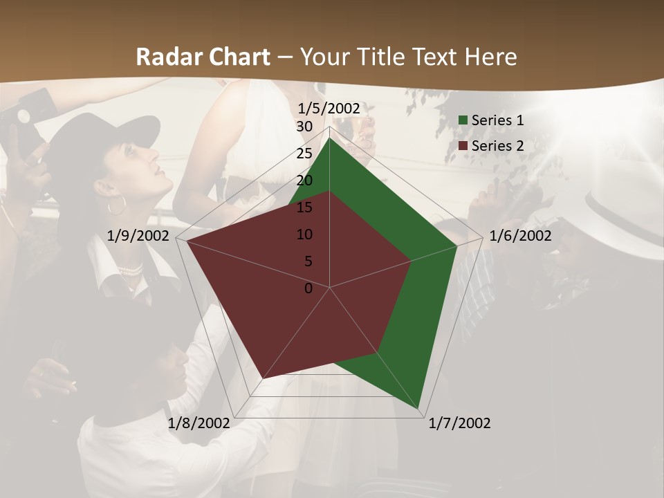 Classic Girl Posing PowerPoint Template