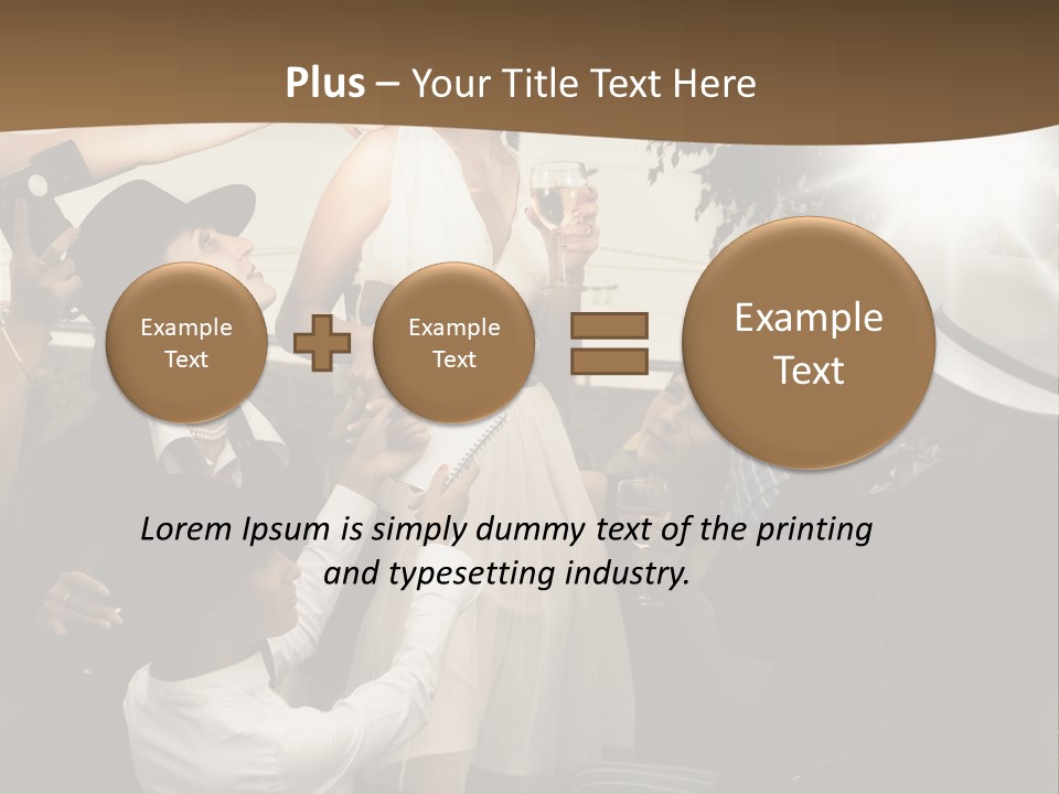 Classic Girl Posing PowerPoint Template