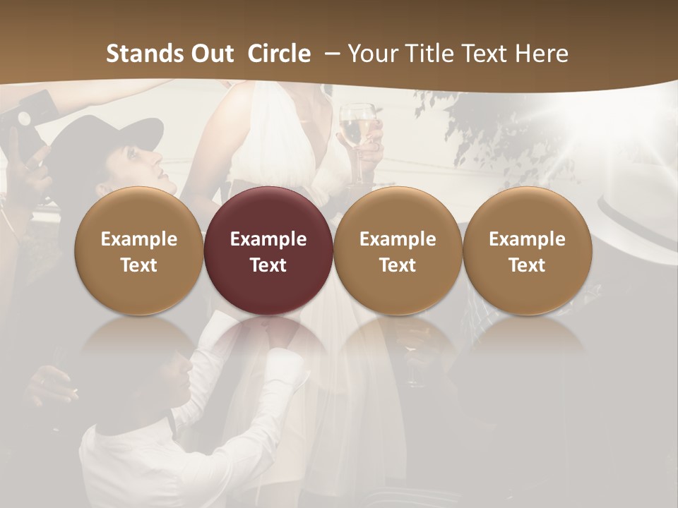Classic Girl Posing PowerPoint Template