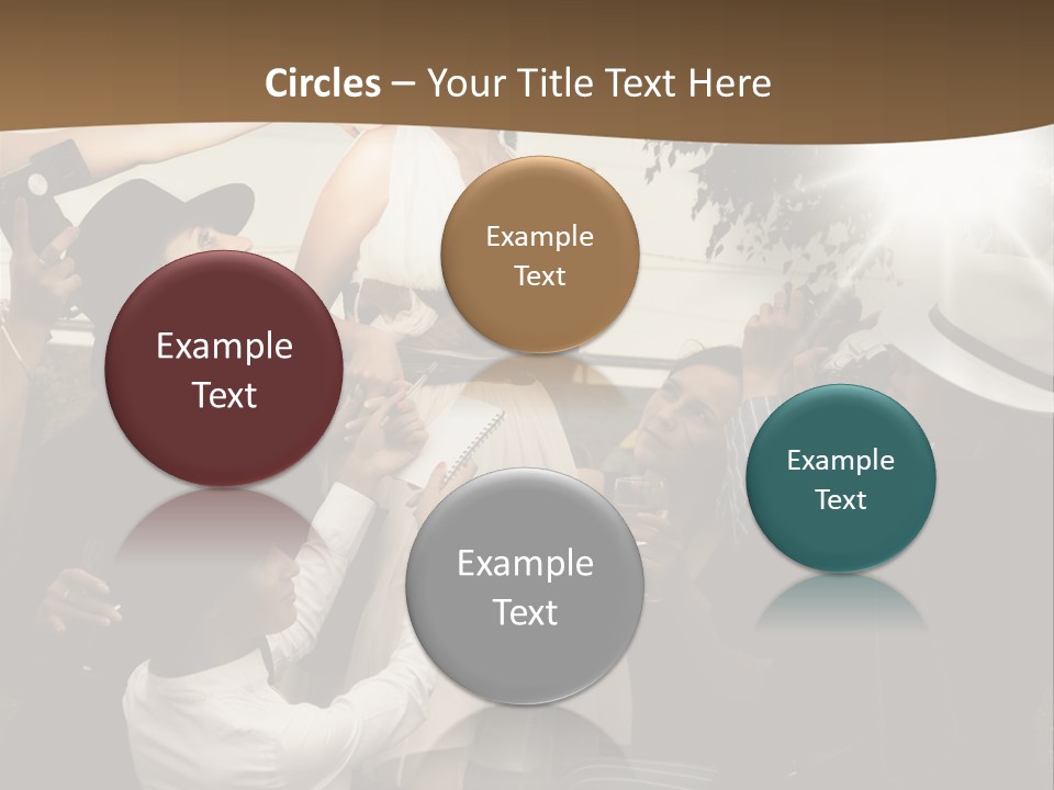 Classic Girl Posing PowerPoint Template