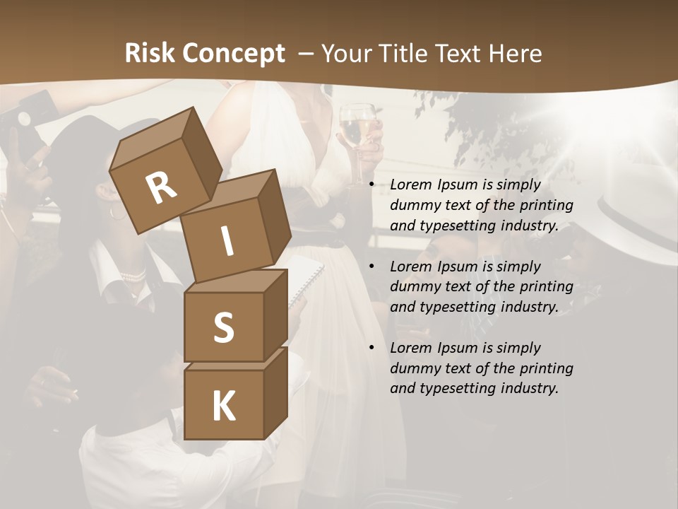 Classic Girl Posing PowerPoint Template