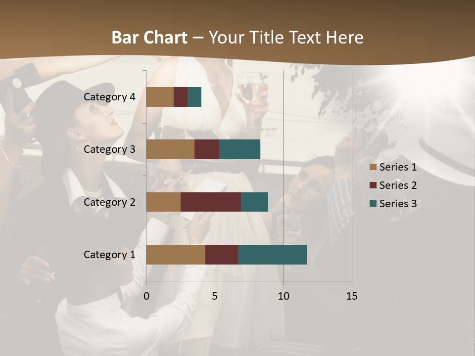 Classic Girl Posing PowerPoint Template