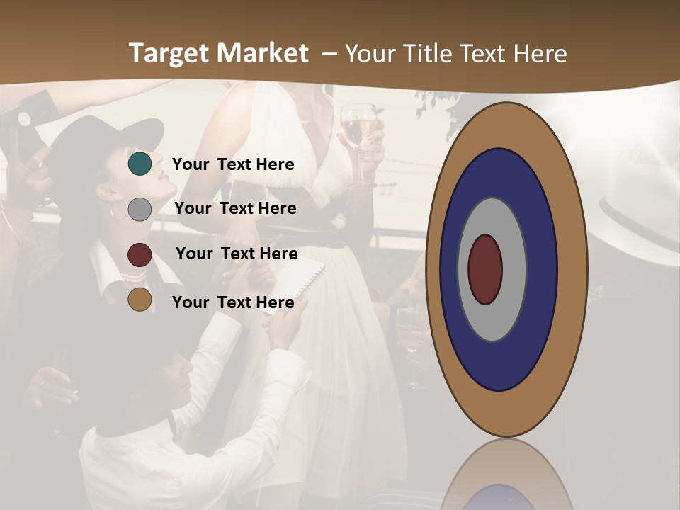 Classic Girl Posing PowerPoint Template