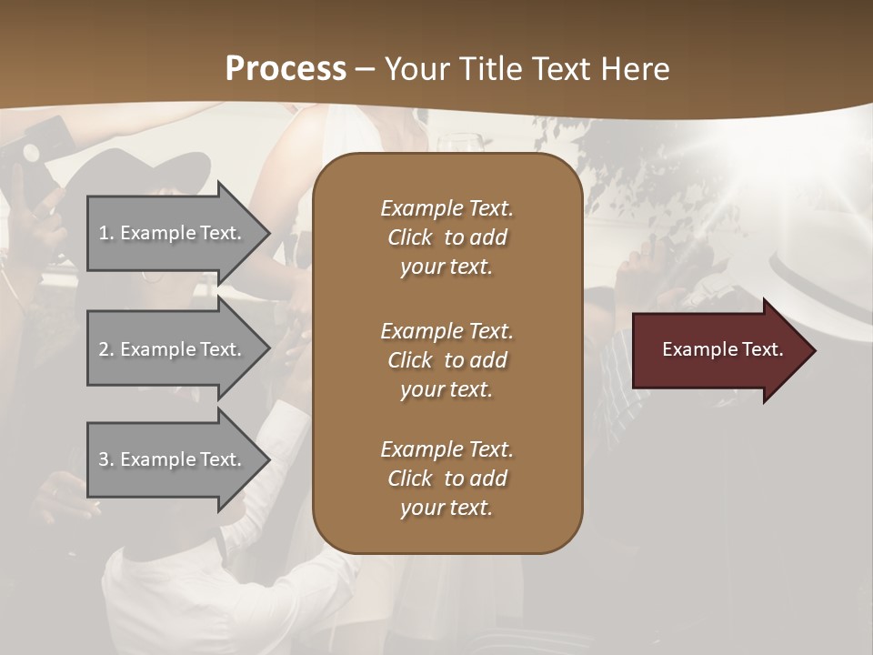 Classic Girl Posing PowerPoint Template