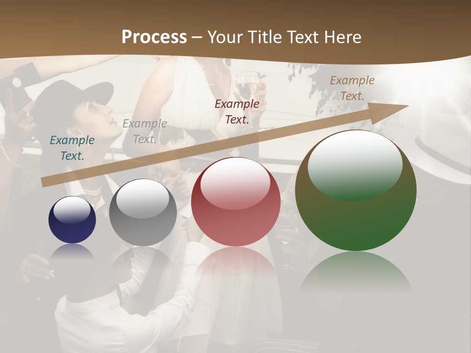 Classic Girl Posing PowerPoint Template