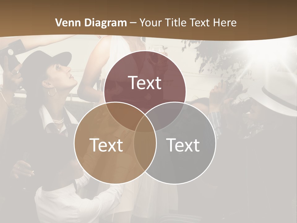 Classic Girl Posing PowerPoint Template