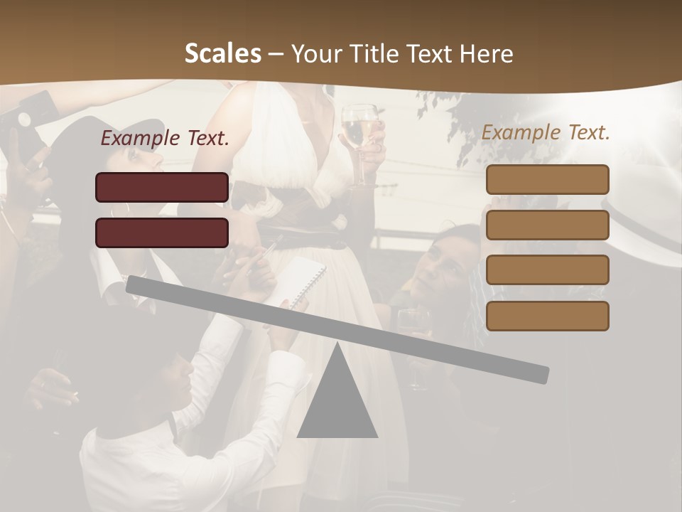 Classic Girl Posing PowerPoint Template