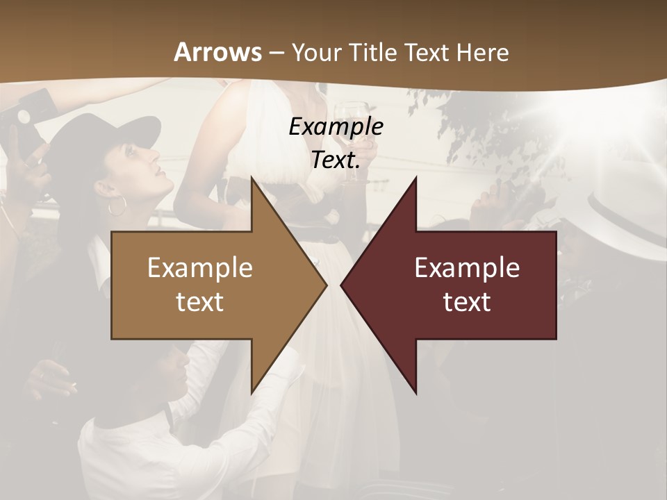 Classic Girl Posing PowerPoint Template