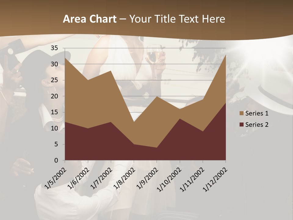 Classic Girl Posing PowerPoint Template