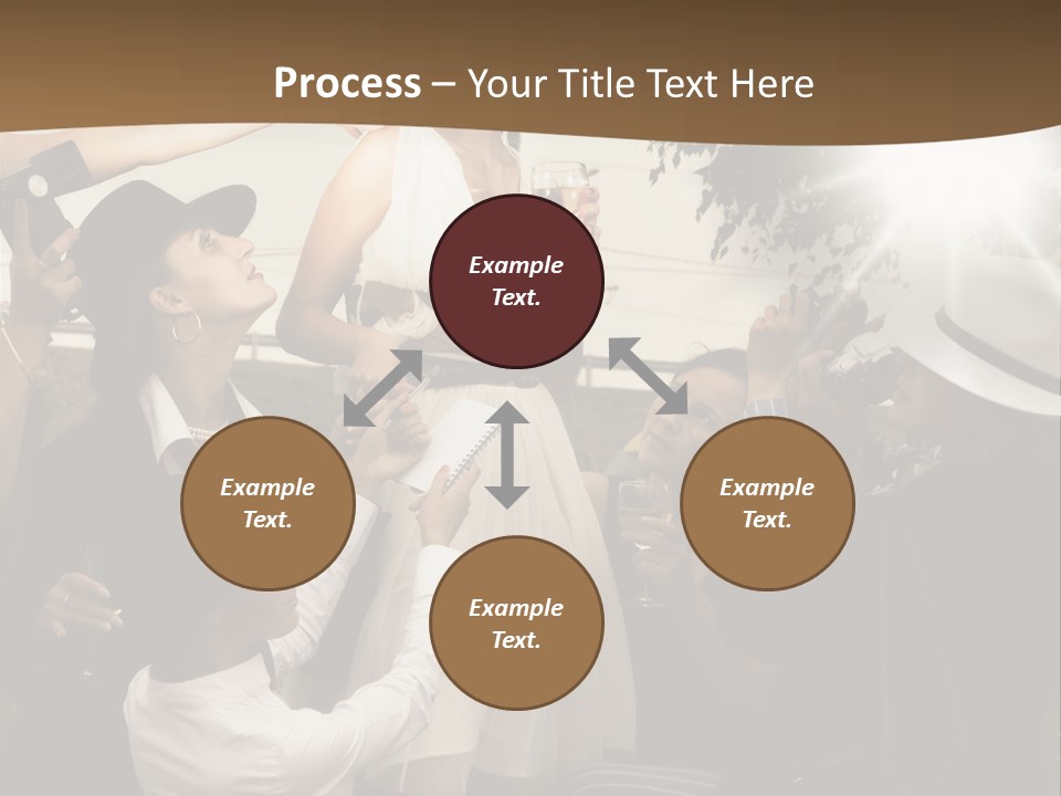 Classic Girl Posing PowerPoint Template