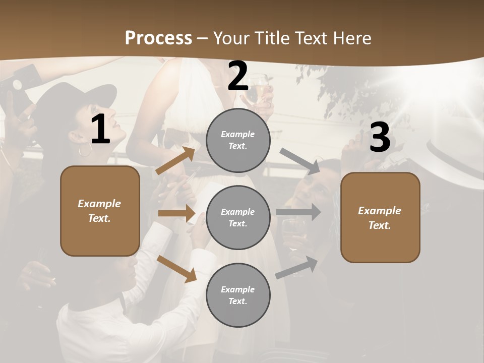 Classic Girl Posing PowerPoint Template