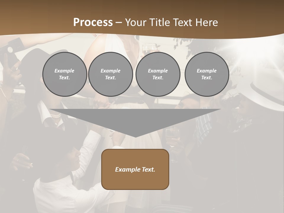 Classic Girl Posing PowerPoint Template