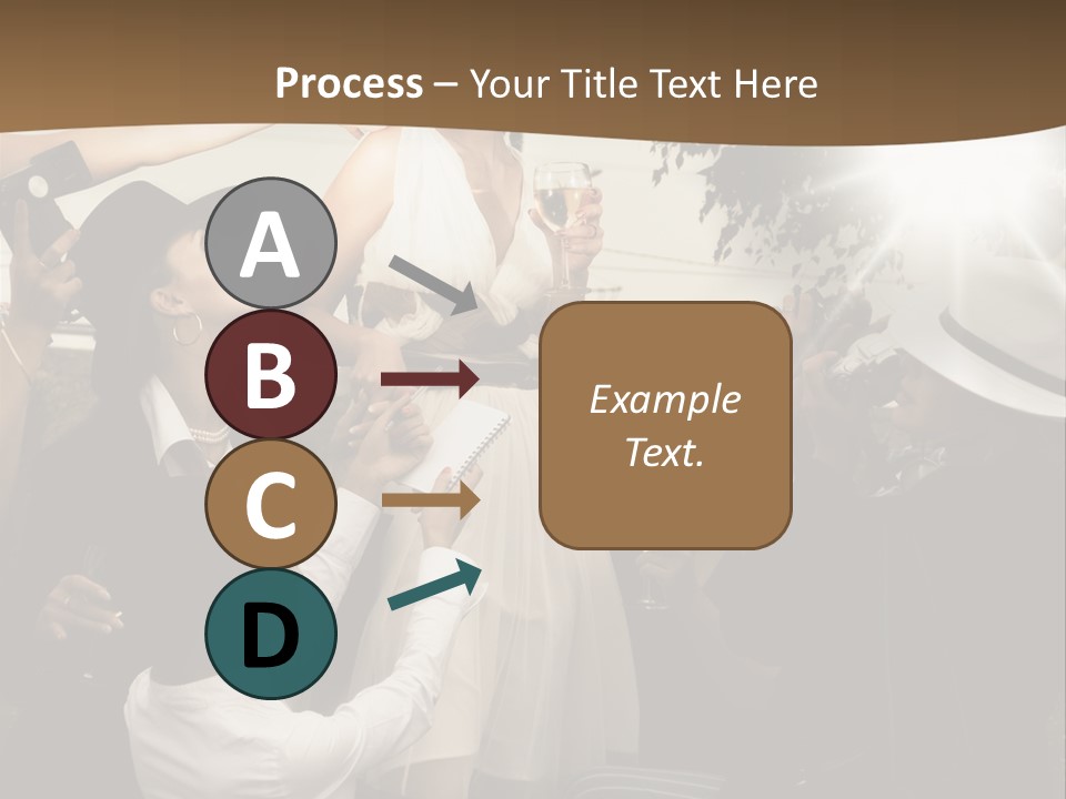 Classic Girl Posing PowerPoint Template