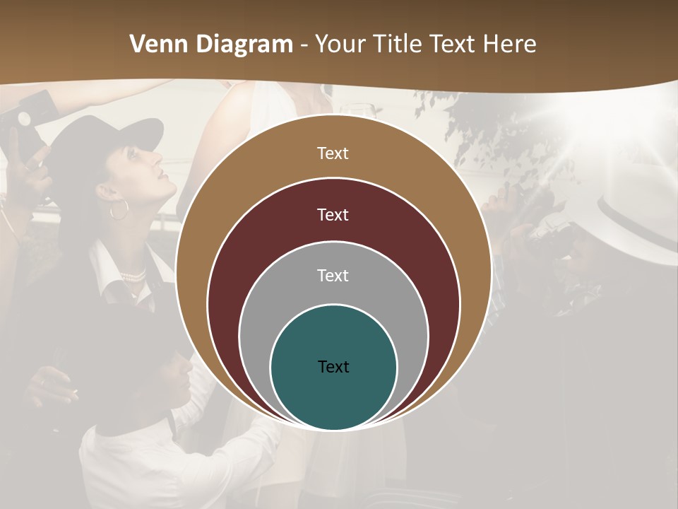 Classic Girl Posing PowerPoint Template