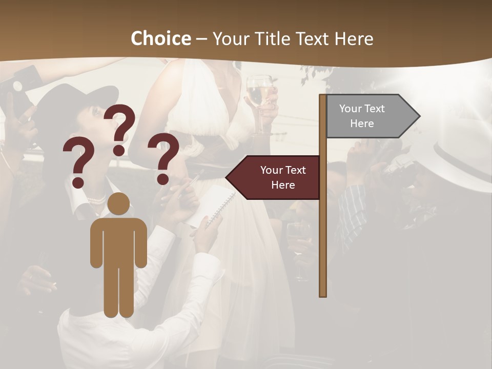 Classic Girl Posing PowerPoint Template