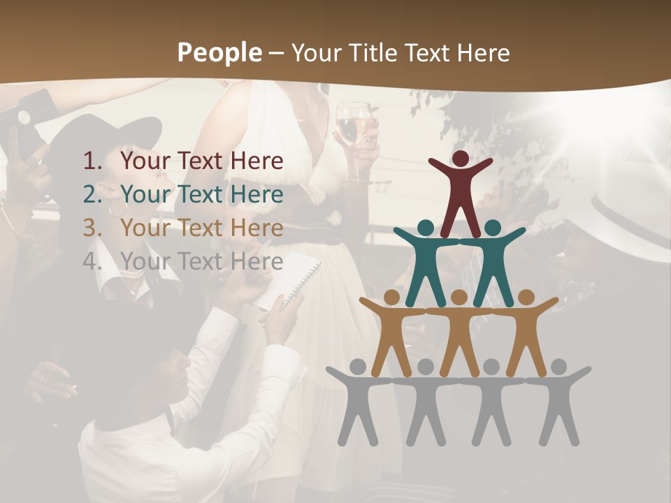 Classic Girl Posing PowerPoint Template