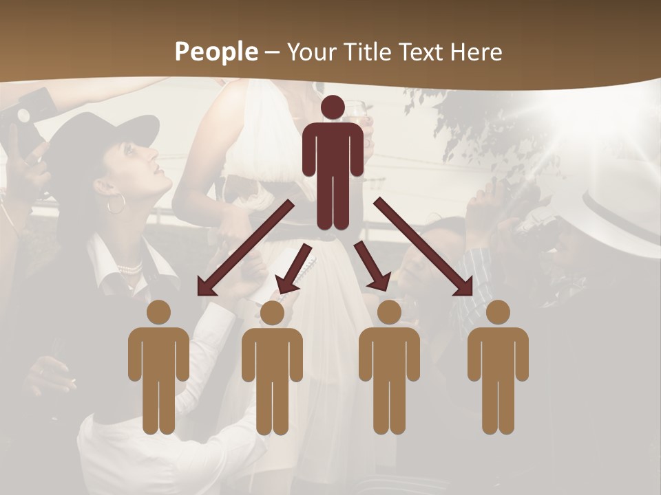 Classic Girl Posing PowerPoint Template