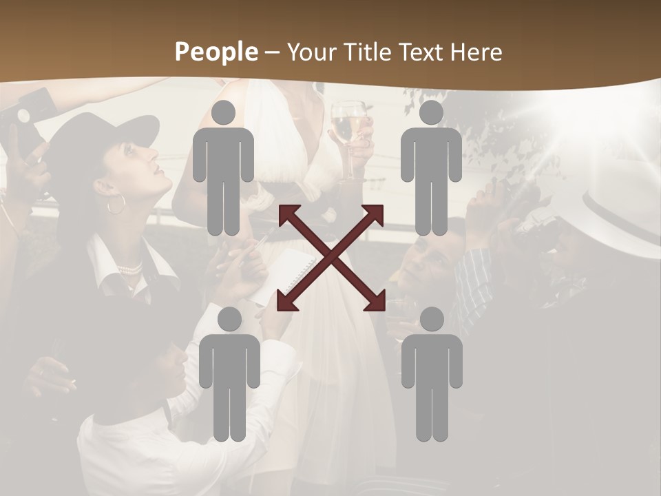 Classic Girl Posing PowerPoint Template