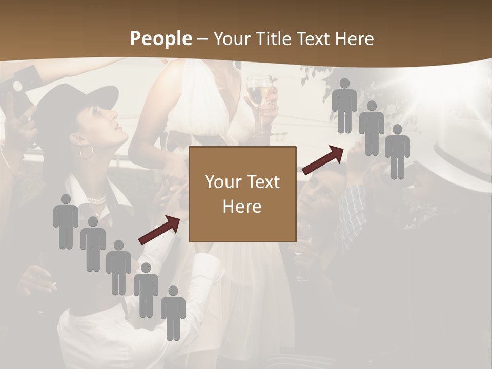 Classic Girl Posing PowerPoint Template