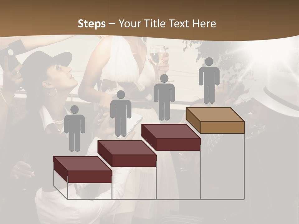 Classic Girl Posing PowerPoint Template