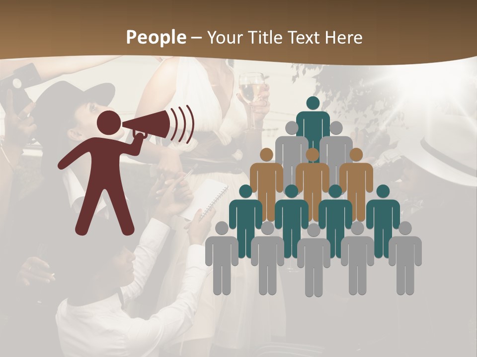 Classic Girl Posing PowerPoint Template