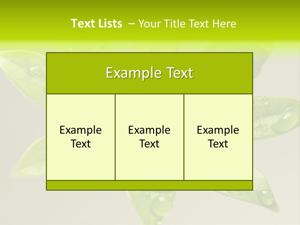 Season Weather Growth PowerPoint Template