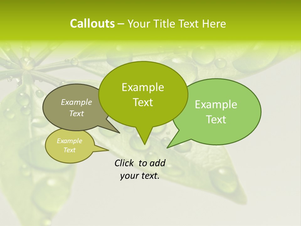 Plant Closeup Environment PowerPoint Template