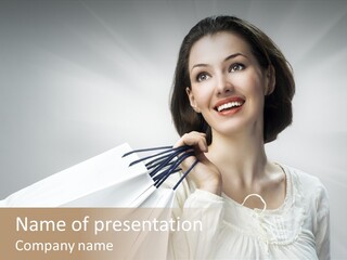 Women Beauty Hair PowerPoint Template