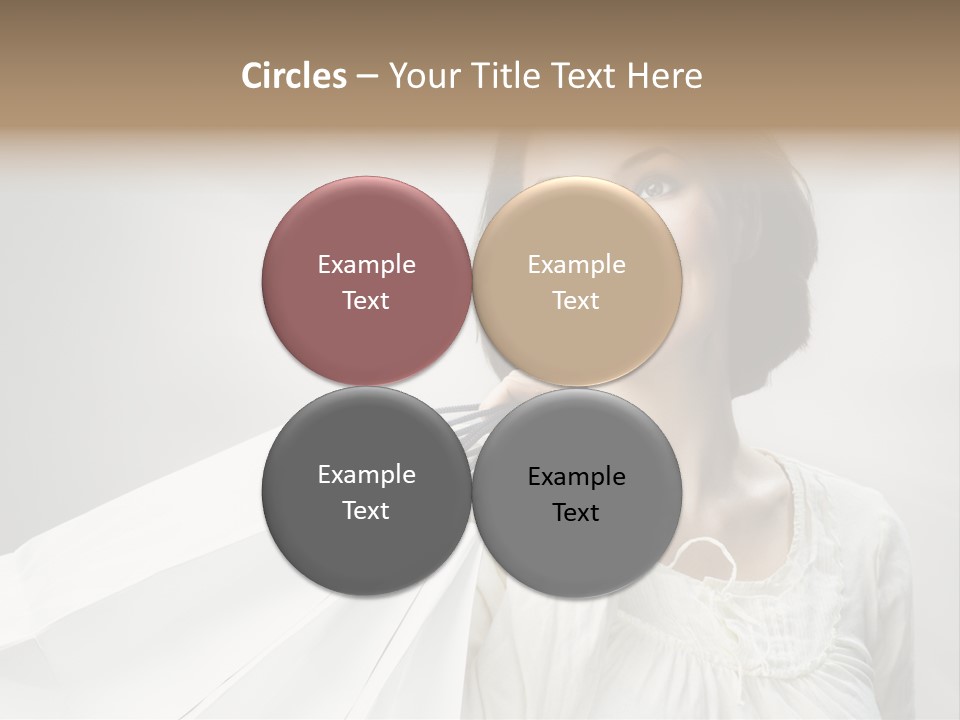 Women Beauty Hair PowerPoint Template