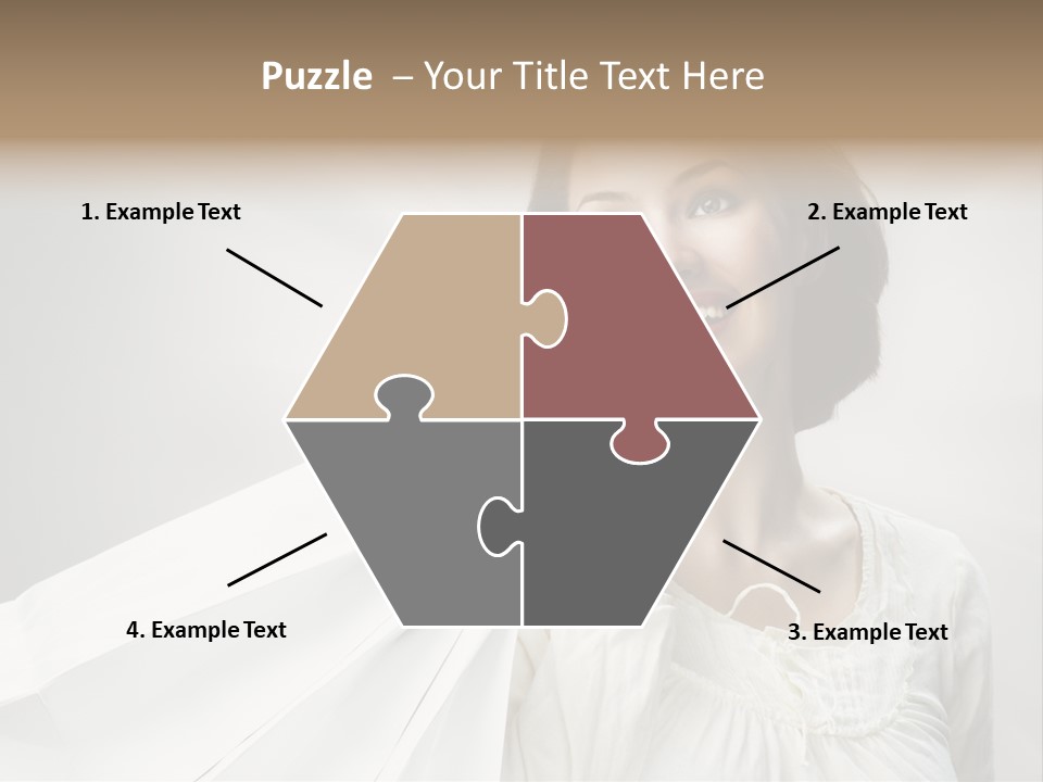 Women Beauty Hair PowerPoint Template